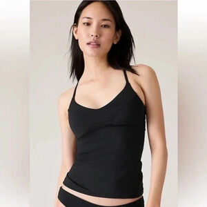 NWT Athleta Triangle Tankini A-C Black Size XXS Originally $64 Closet Staple